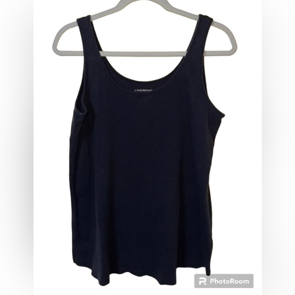 Lane Bryant -Size 18/20 - Black Ribbed Tank - Picture 1 of 7